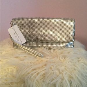 NWT Silver Clutch Purse from CJ Banks